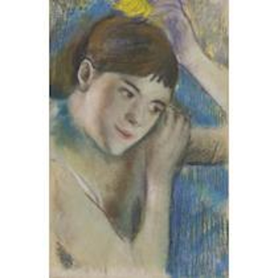 Danseuse Se Coiffant by Edgar Degas