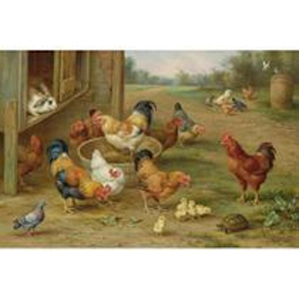 Farmyard Serenity by Edgar Hunt