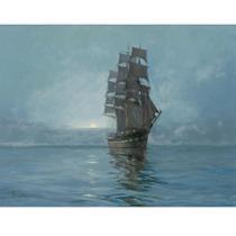 The Rising Moon-the Golden Fleece by Montague Dawson