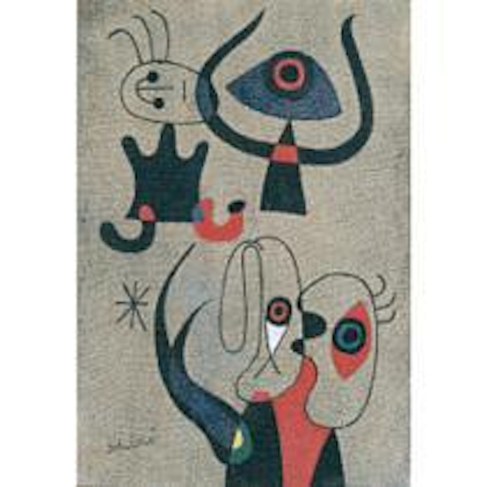 Femmes Et Oiseau Dans La Nuit by Joan Miró