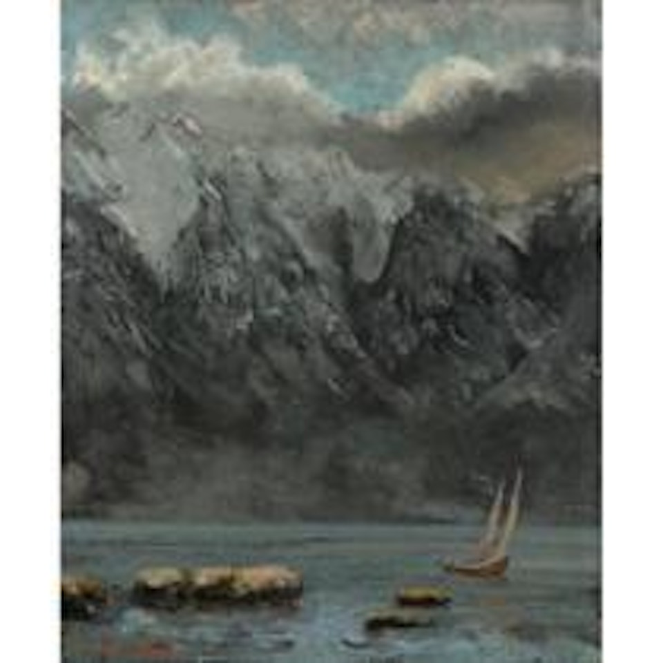 Bords Du Lac Léman by Gustave Courbet