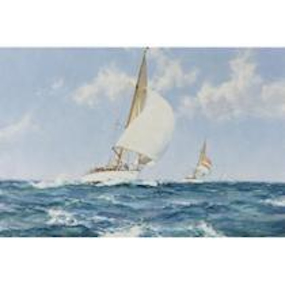 Dinard Racers by Montague Dawson