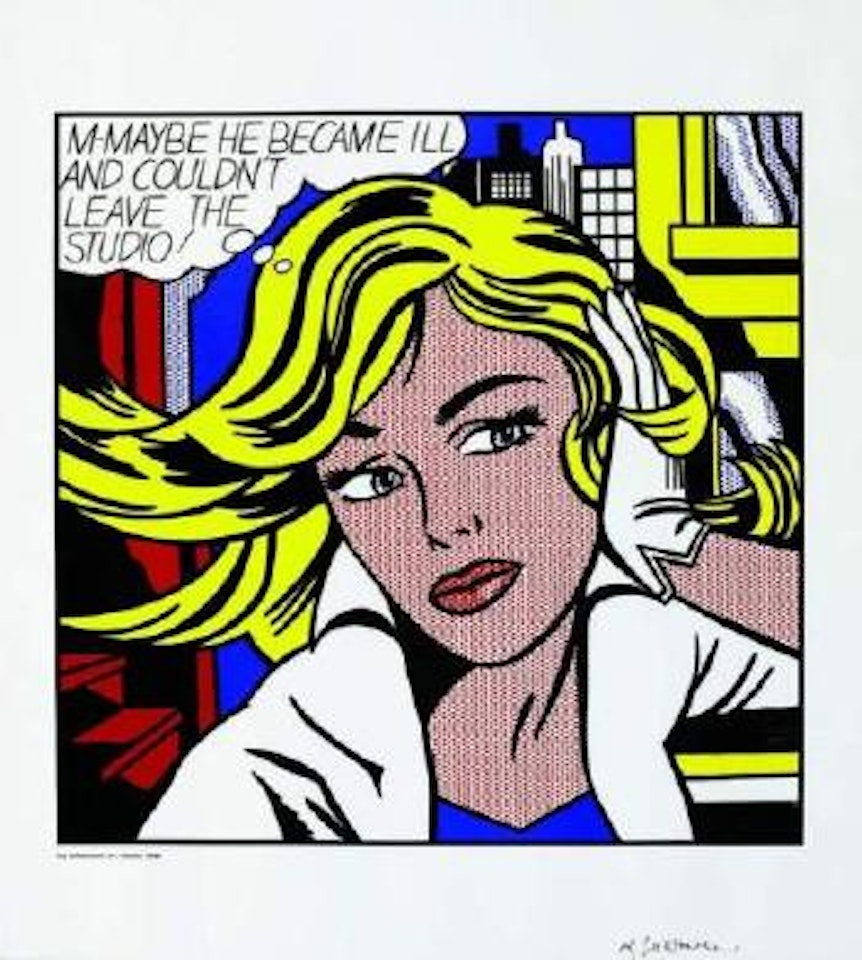 M-Maybe he became ill by Roy Lichtenstein