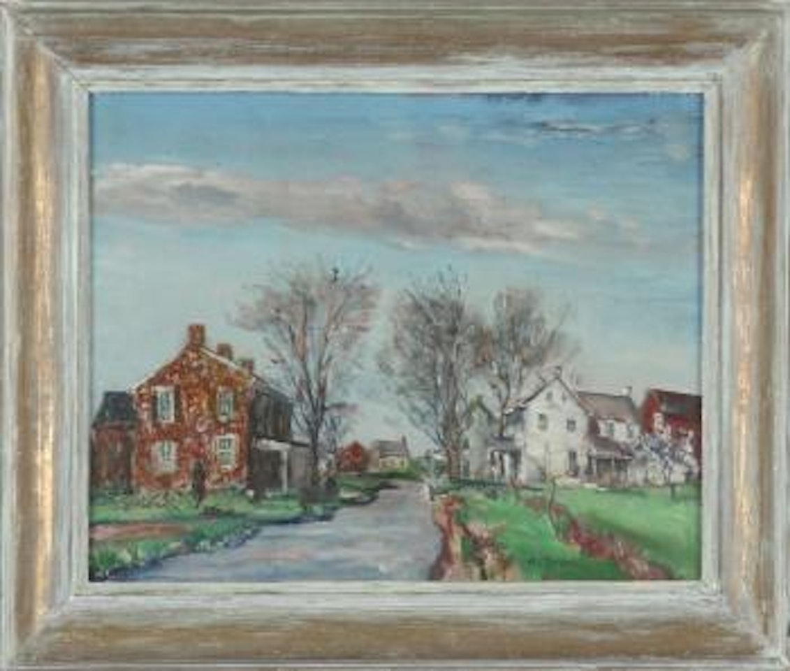 Emmaus Avenue/ Road to Dorneyville by Walter Emerson Baum