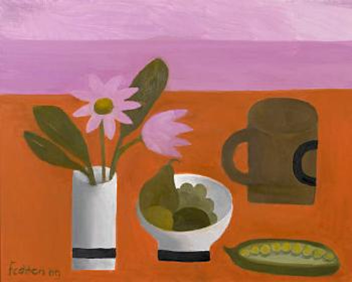 Brown mug by Mary Fedden
