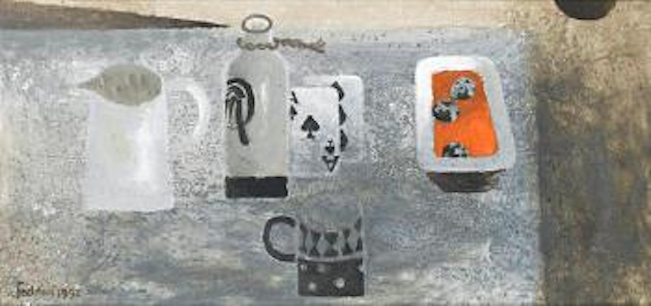 Grey still life by Mary Fedden