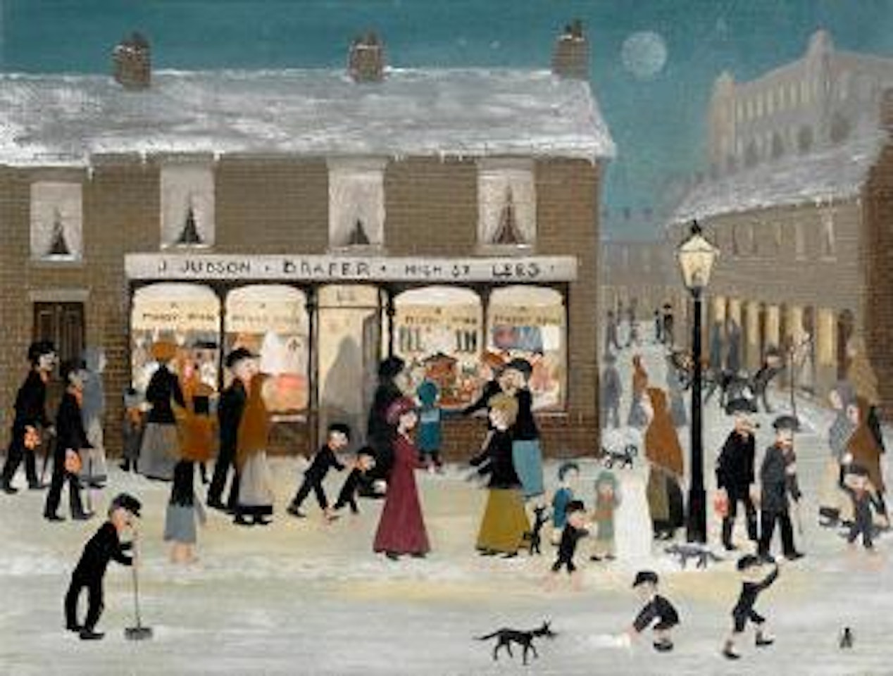 Judson's new drapers shop by Helen Bradley