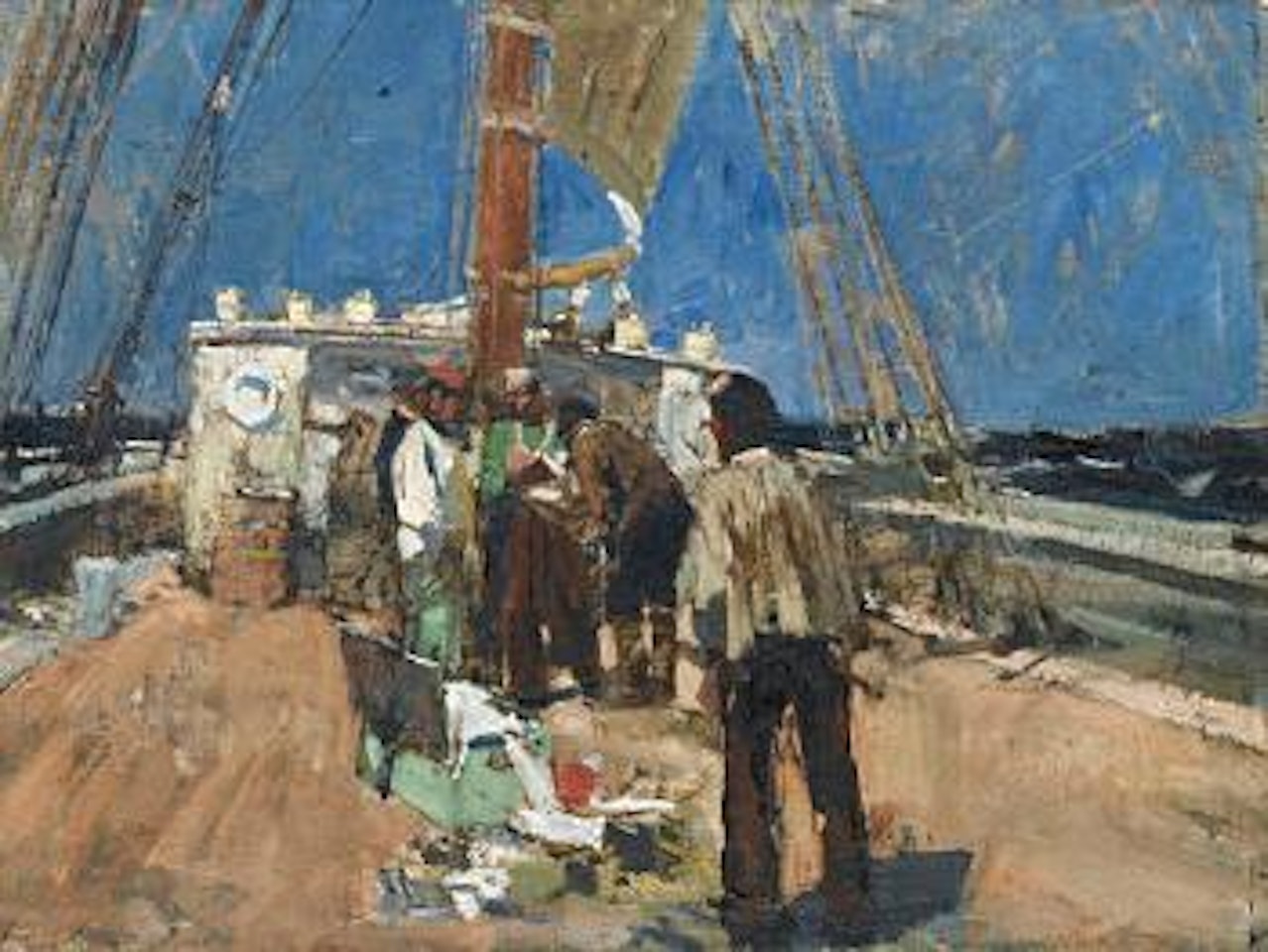On the way to Tangiers by Sir Frank Brangwyn