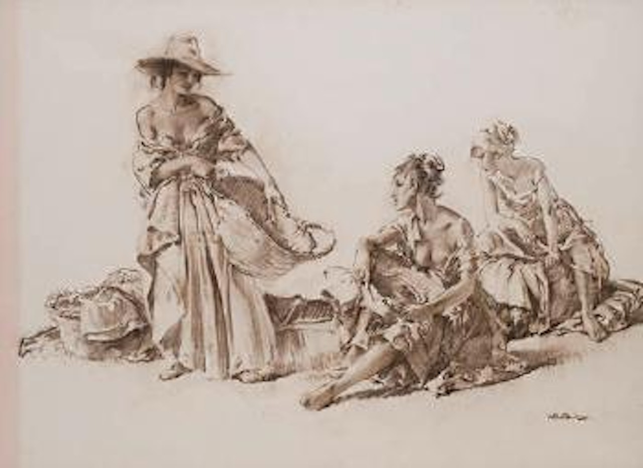 Three in harmony by William Russell Flint