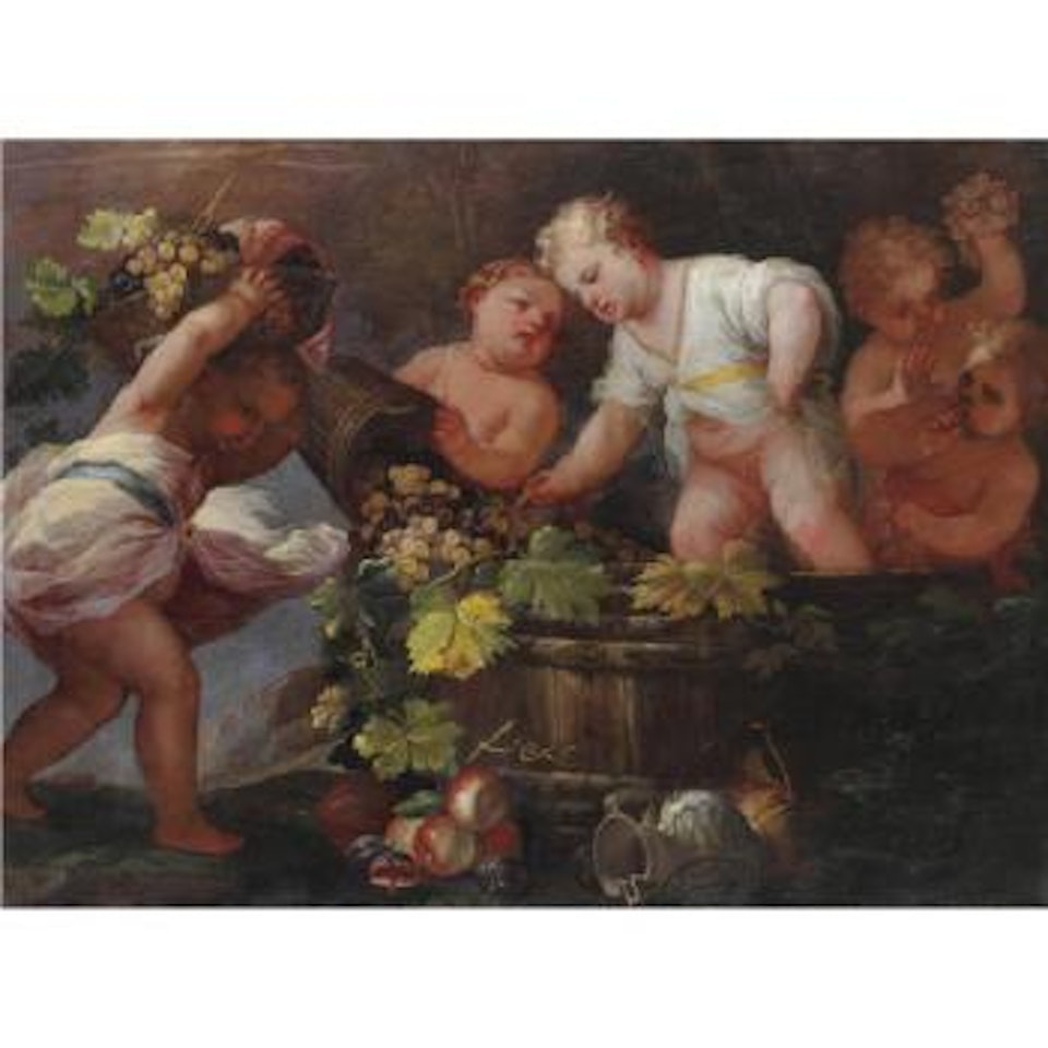 Pigiatura Dell'uva by Circle of Luca Giordano