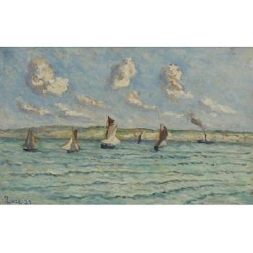 Honfleur, Voiliers Et Remorqueurs by Maximilien Luce
