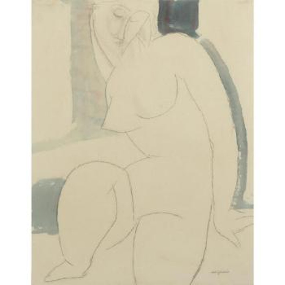 Nu Assis by Amedeo Modigliani