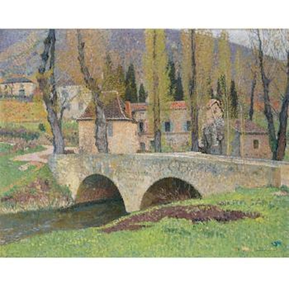 Le Pont De Labastide-du-vert by Henri Jean Guillaume Martin