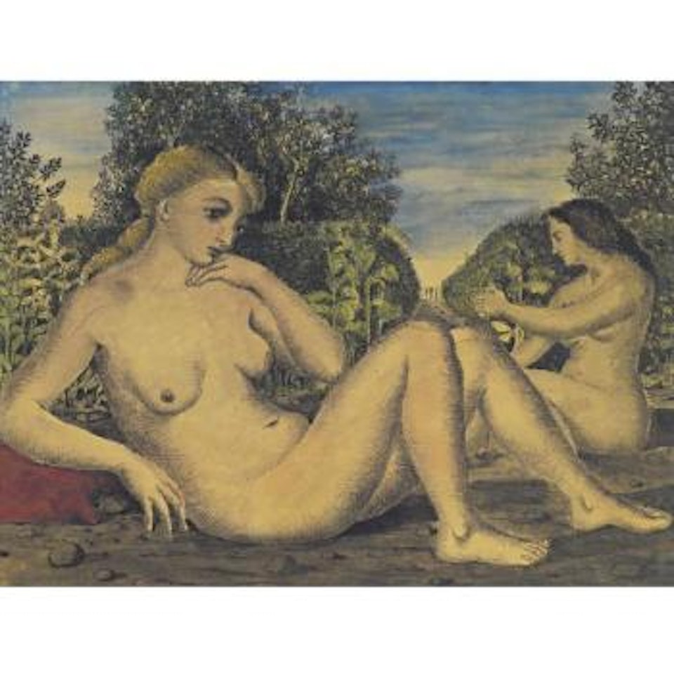 Nus Au Jardin by Paul Delvaux