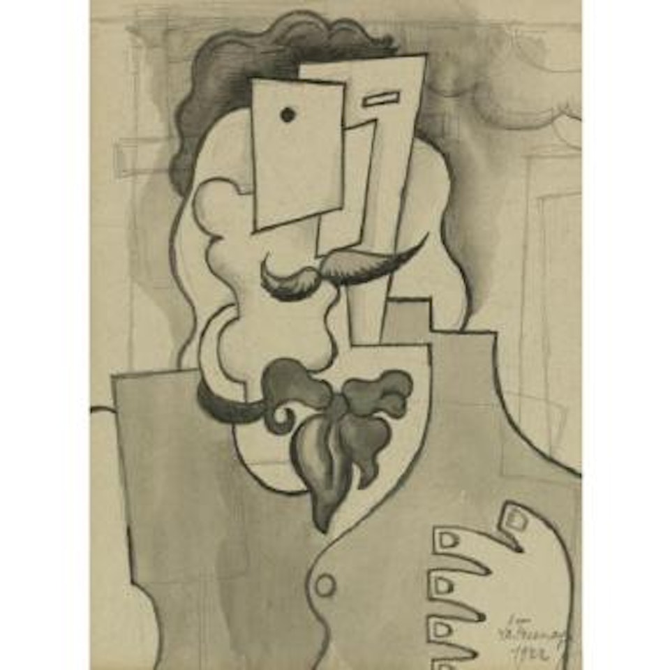 Etude Pour L'homme Blond by Roger de la Fresnaye
