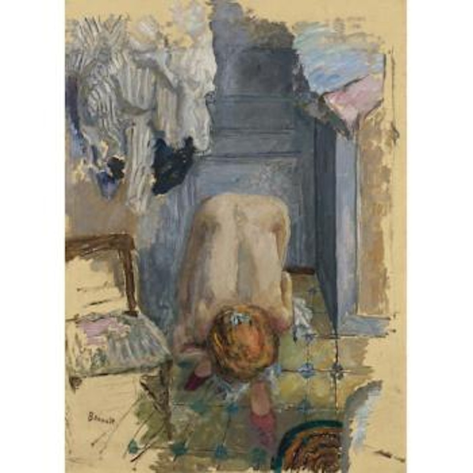 Nu Accroupi Penché En Avant by Pierre Bonnard