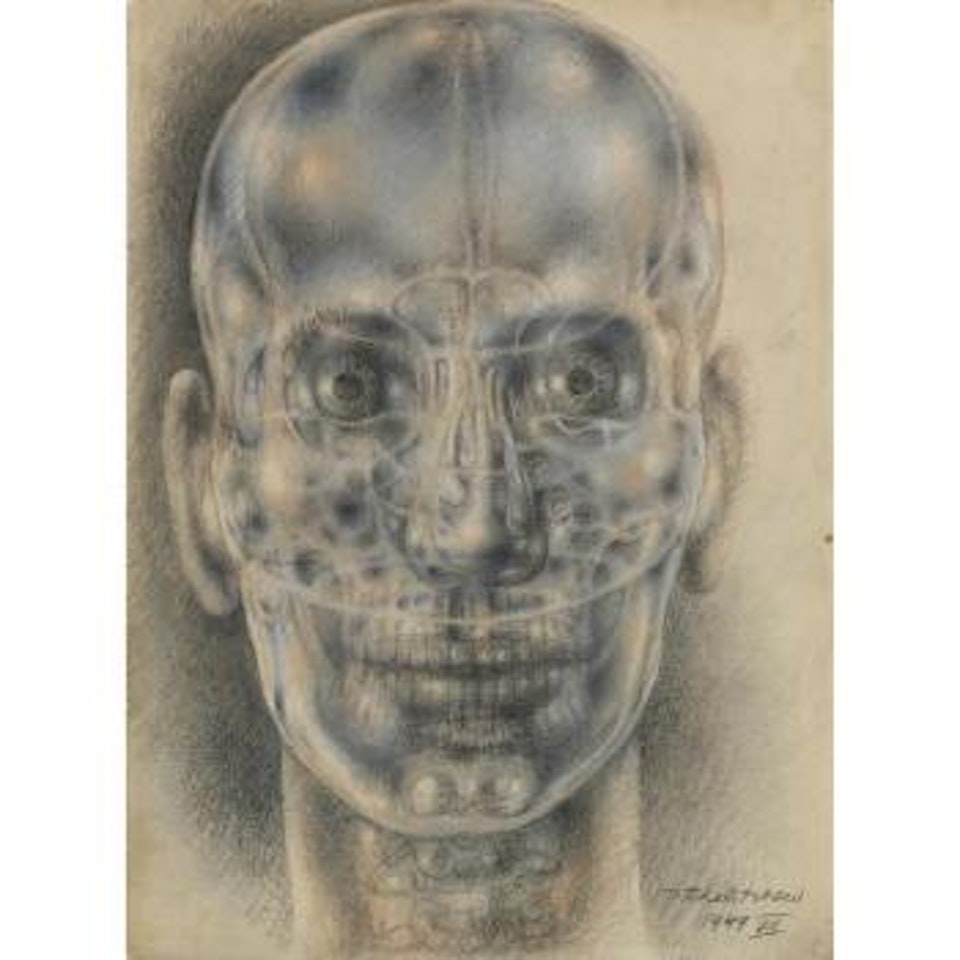 Interior Landscape VII (Skull) by Pavel Tchelitchew