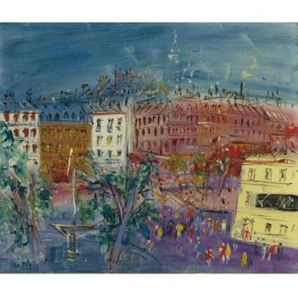 Place Pigalle by Jean Dufy