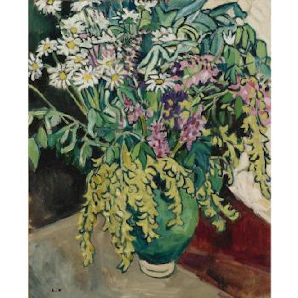 Fleurs De Champs À La Cruche Verte by Louis Valtat