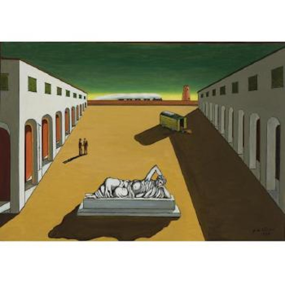 Piazza D'italia Con Arianna by Giorgio de Chirico