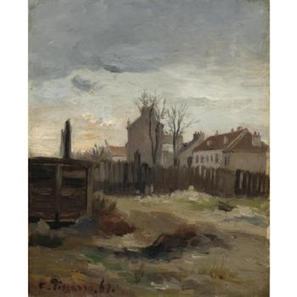 La Butte-montmartre by Camille Pissarro