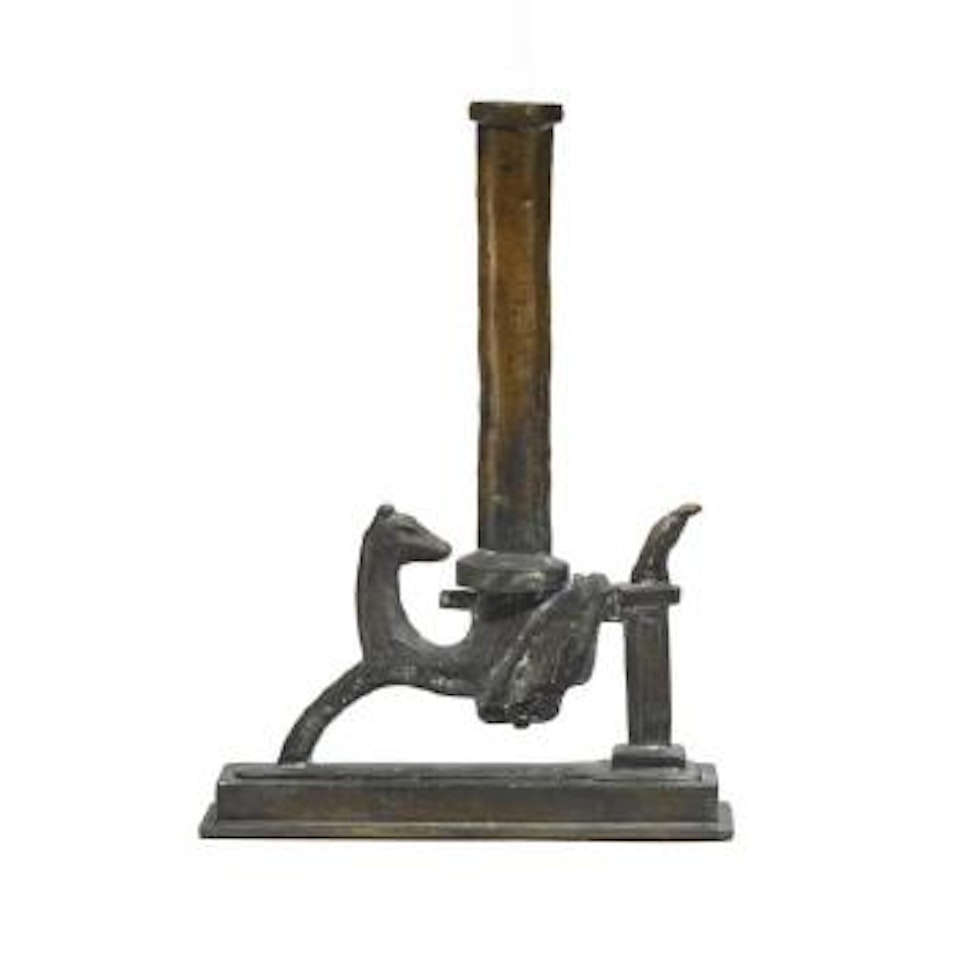Lampe Au Chien Et Au Fauchon by Diego Giacometti