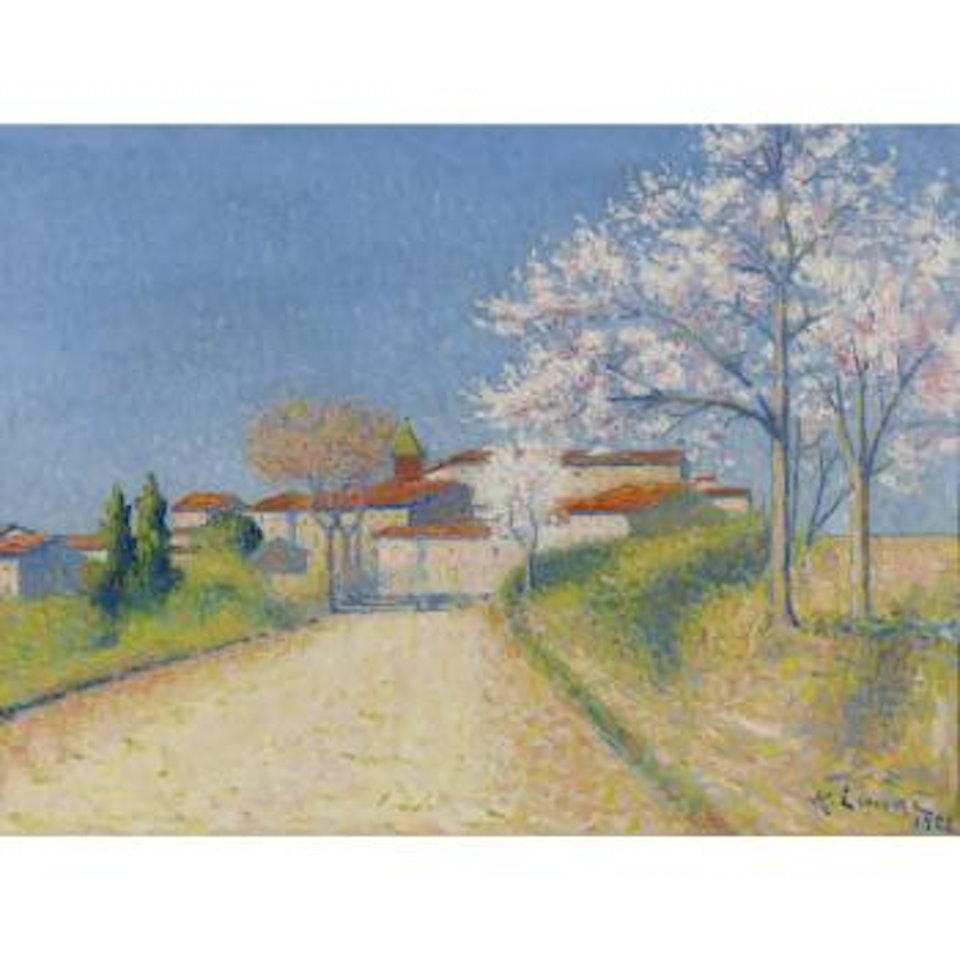 Route À L'entrée De Cailhau by Achille Laugé