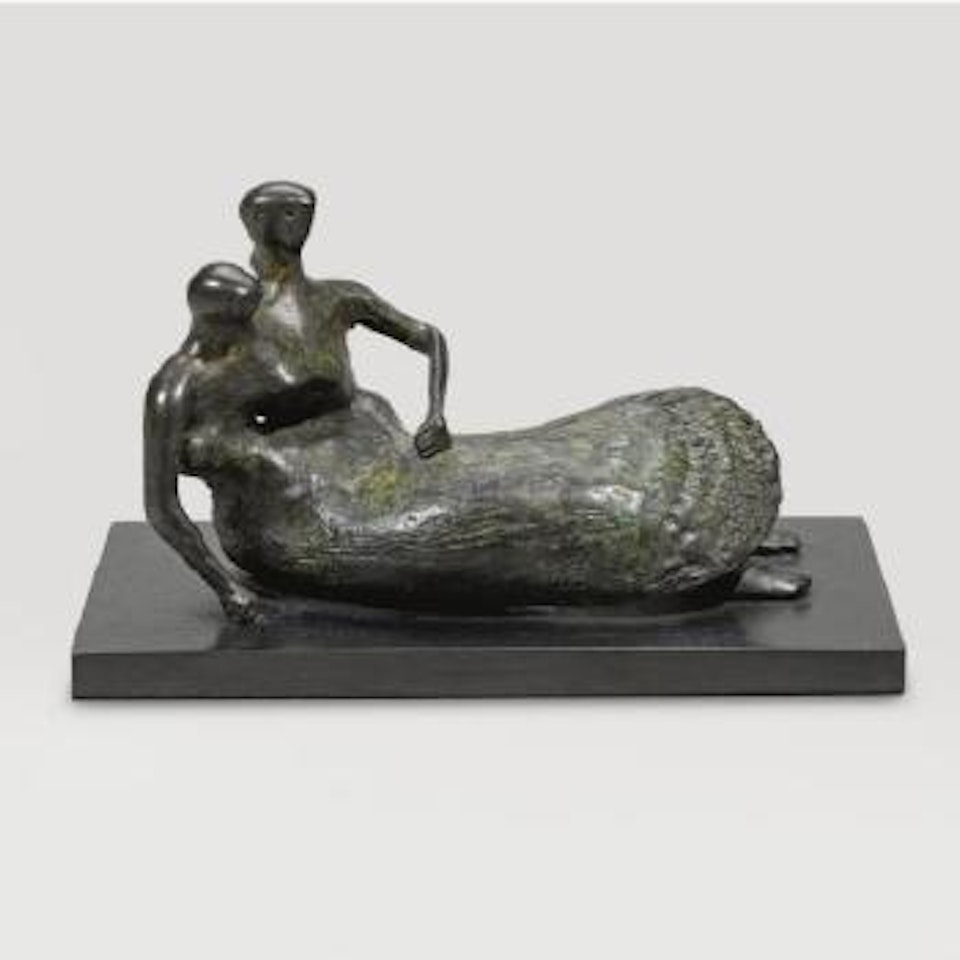 Reclining Mother And Child: Shell Skirt by Henry Moore