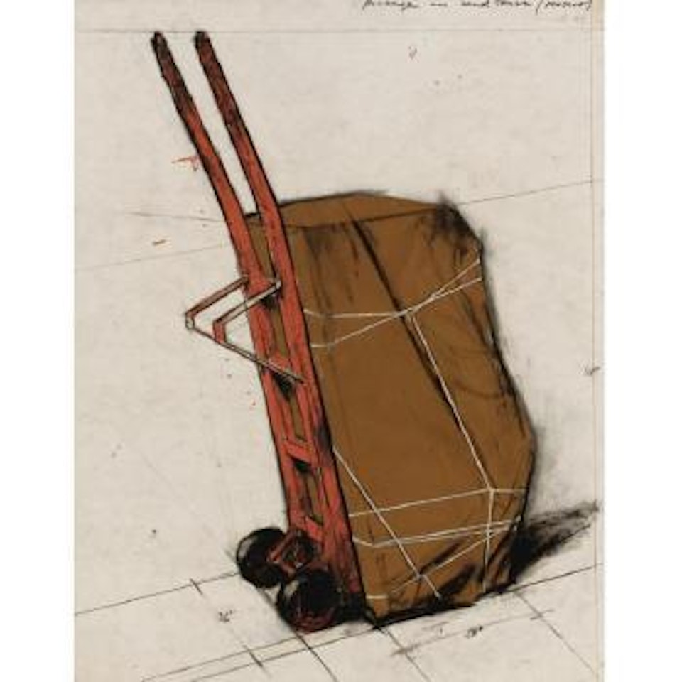 Package On A Hand Truck, Project by Christo