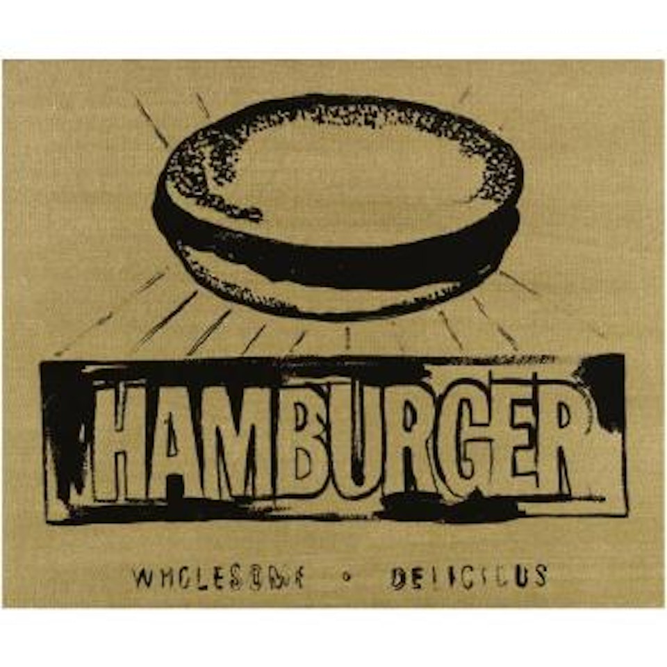 Hamburger by Andy Warhol