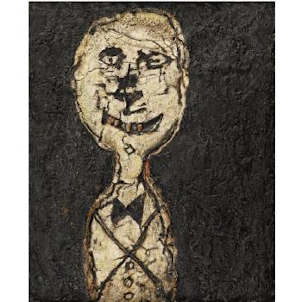 Portrait D'homme Au Noeud De Cravate Papillon by Jean Dubuffet