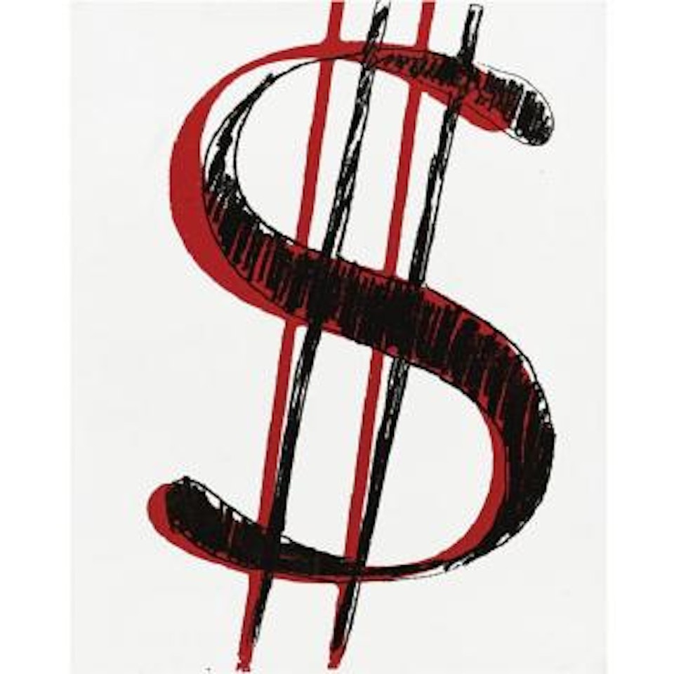 Dollar Sign by Andy Warhol