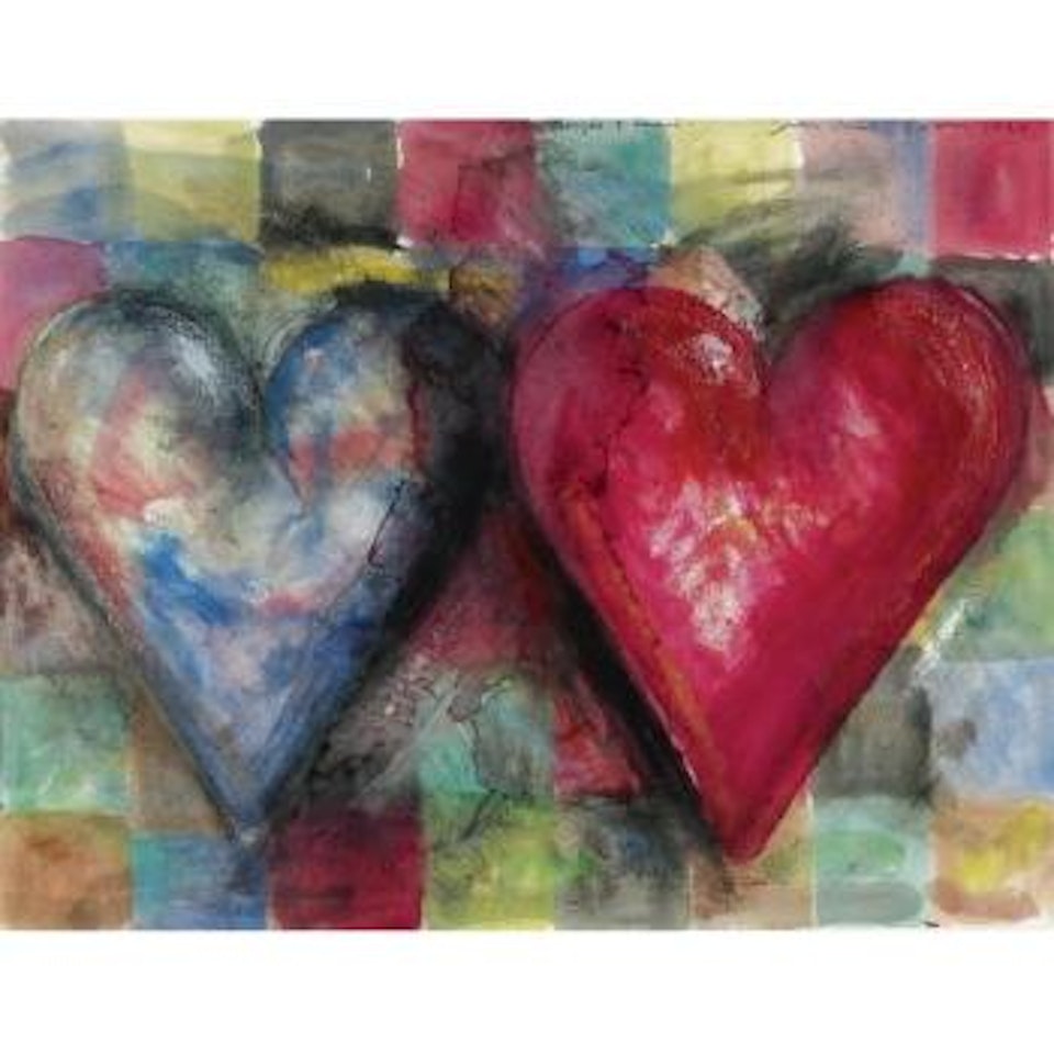 Two Hearts by Jim Dine