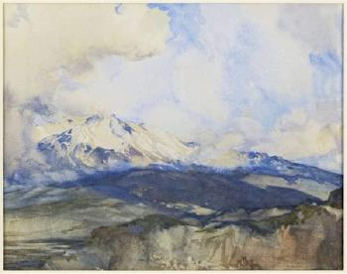 Etna from the Greek Theatre by William Russell Flint