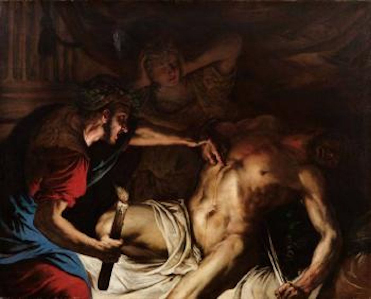 Il suicidio di Catone by Sebastiano Ricci