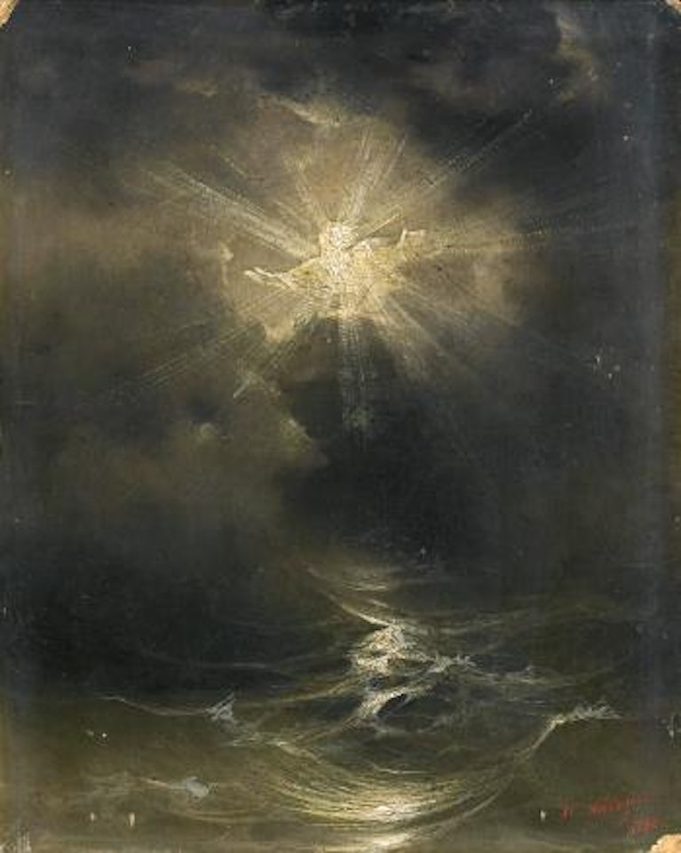 And the Spirit of God moved on the face of the waters by Ivan Konstantinovich Aivazovsky