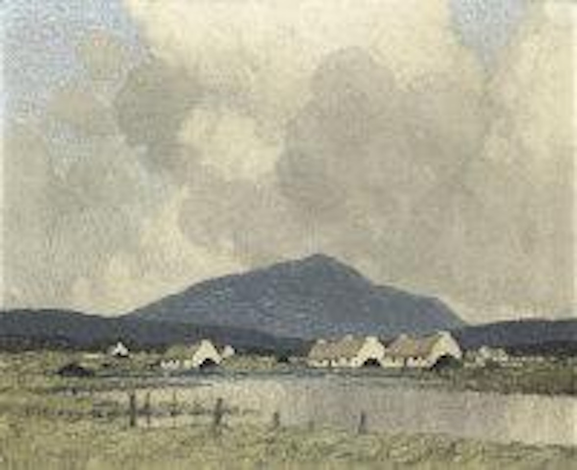 The village by the marsh by Paul Henry