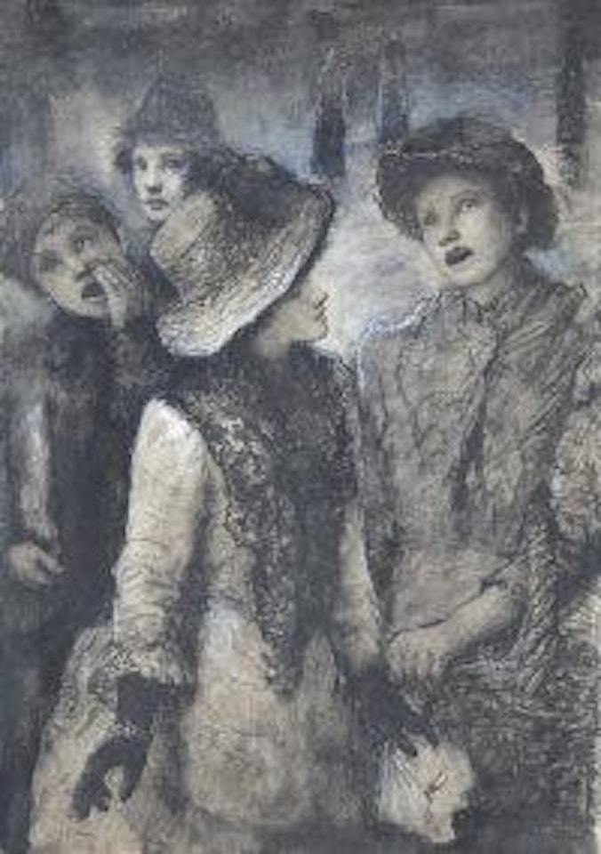Children in the street by John Butler Yeats