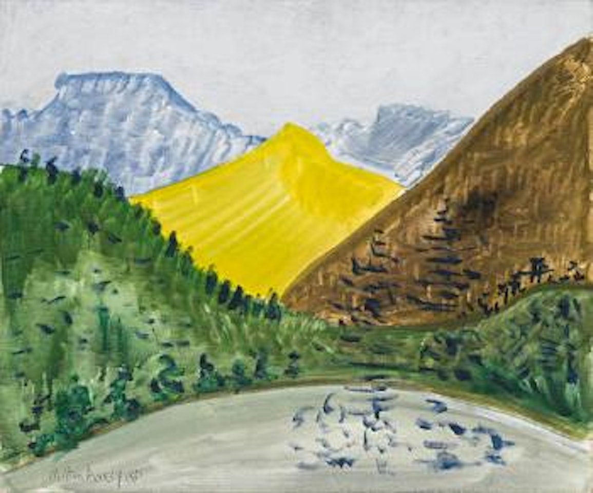Mountain landscape by Milton Avery