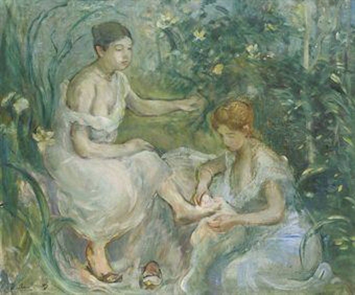 Bain by Berthe Morisot