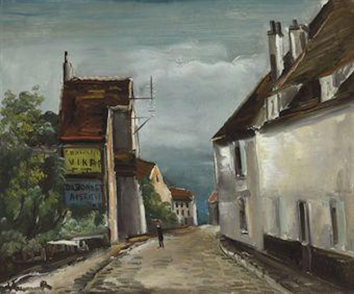 Rue de village by Maurice de Vlaminck