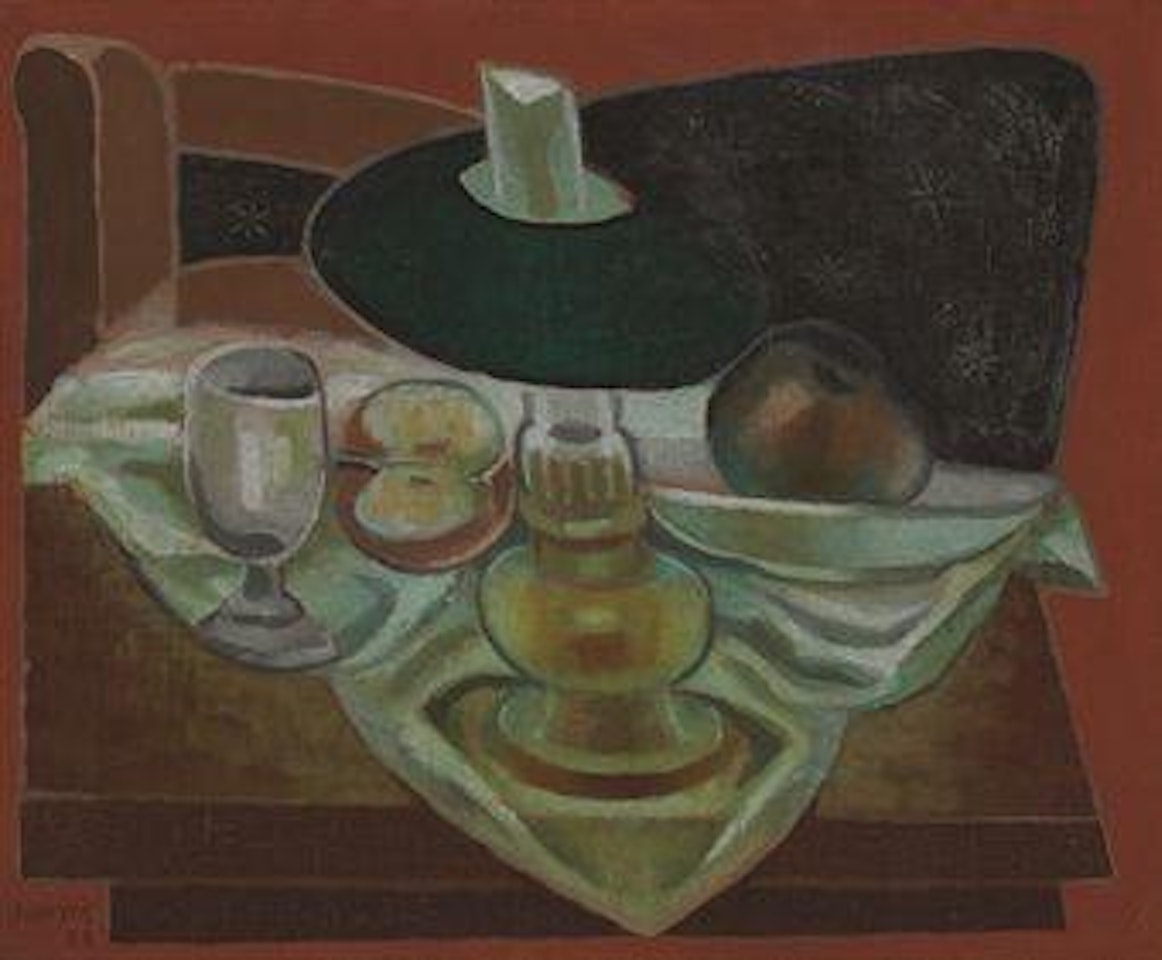 Sous la lampe by Juan Gris