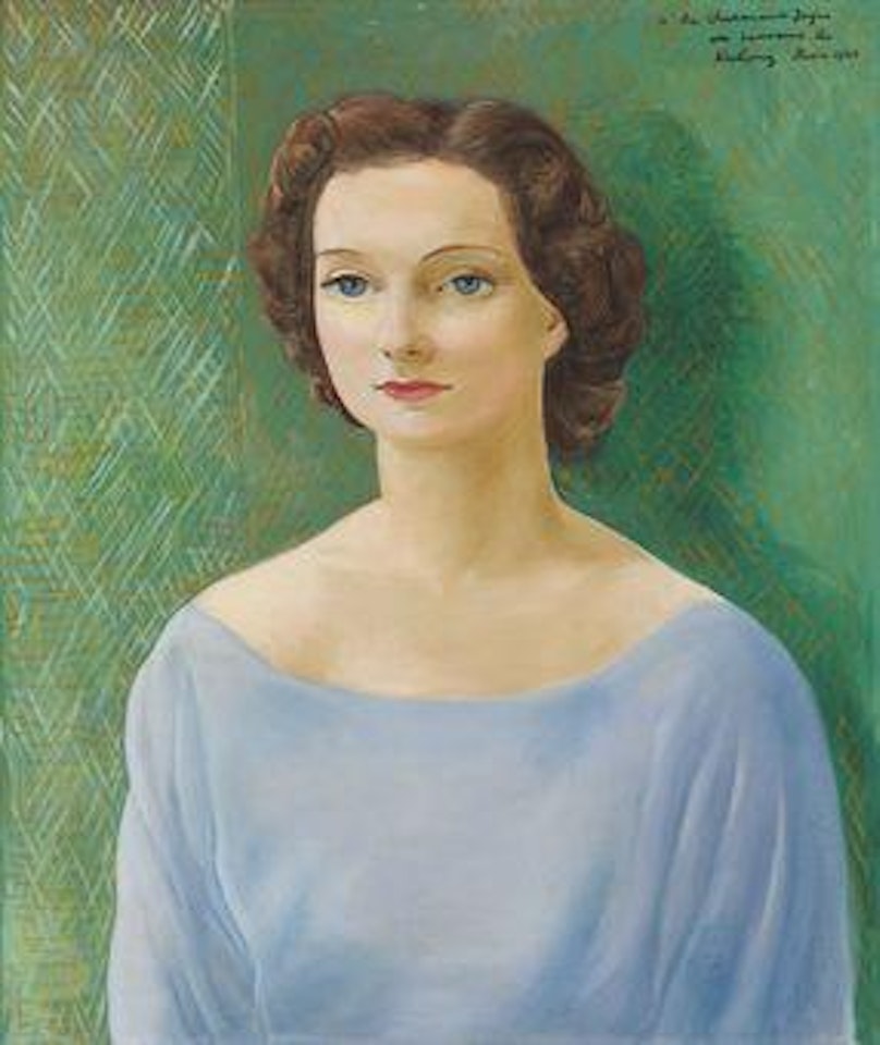 Portrait de femme by Moïse Kisling