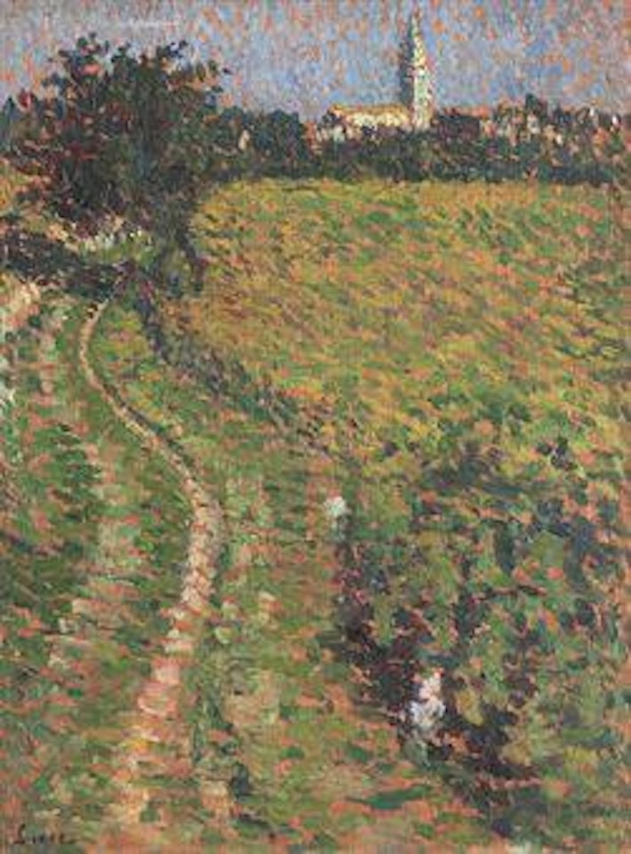 Le Chemin de Village by Maximilien Luce