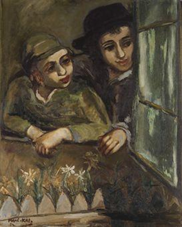 Two Students by Emmanuel Mané-Katz