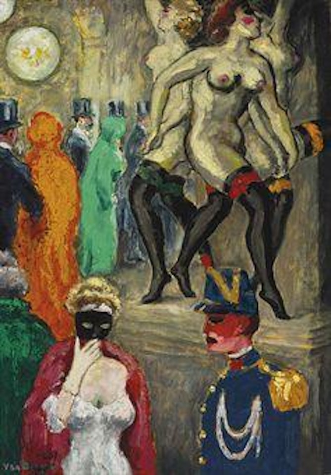 La danse de Carpeaux (Le bal masqué à l'Opéra) by Kees van Dongen