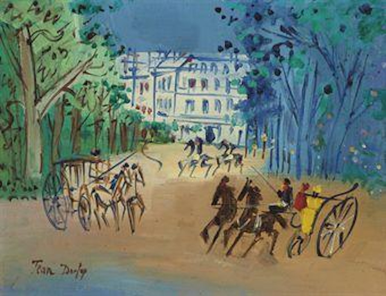 Bois de Boulogne by Jean Dufy