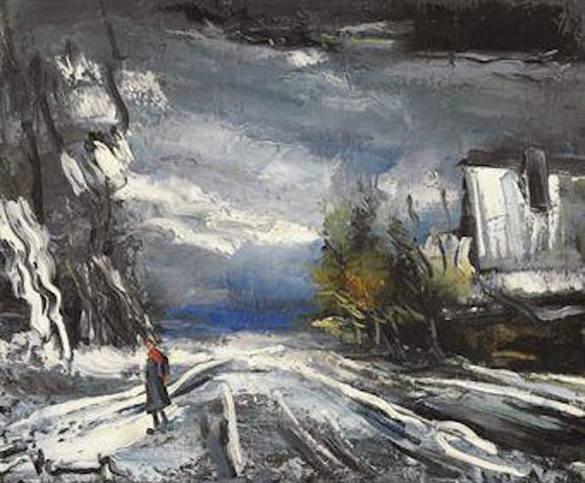 Paysage de neige by Maurice de Vlaminck