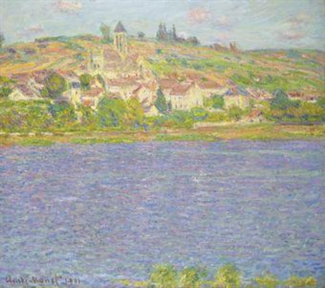 Vétheuil, effet de soleil by Claude Monet