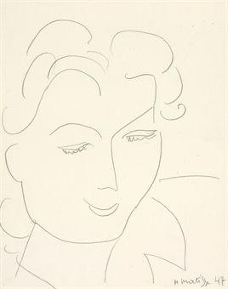 Tête de femme by Henri Matisse